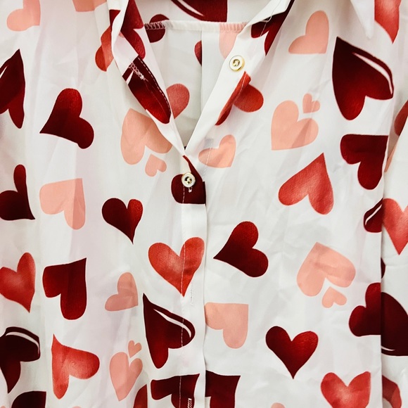 Pankh clothing heart print top ! - Picture 3 of 7